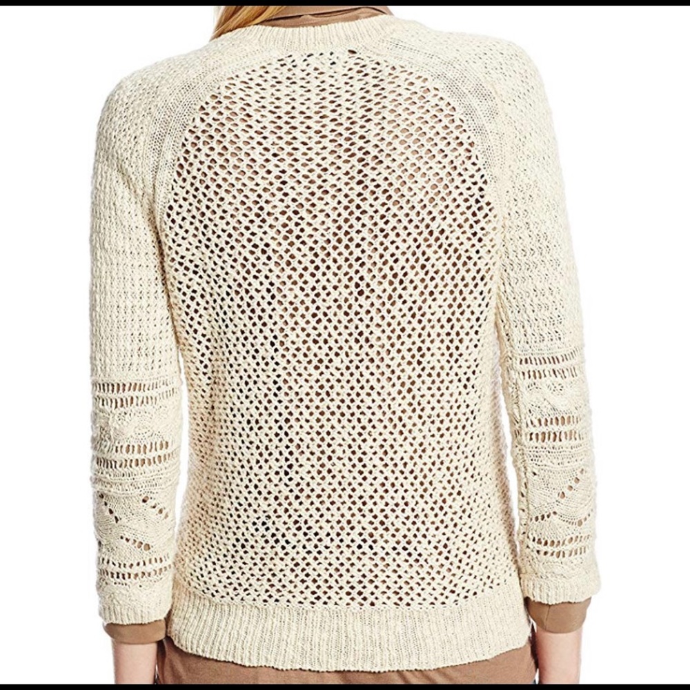 Lucky Brand Mixed Stitch Ivy Sweater Medium - Picture 8 of 8